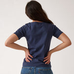 Reese Knit Tee Shirt | Ink-3