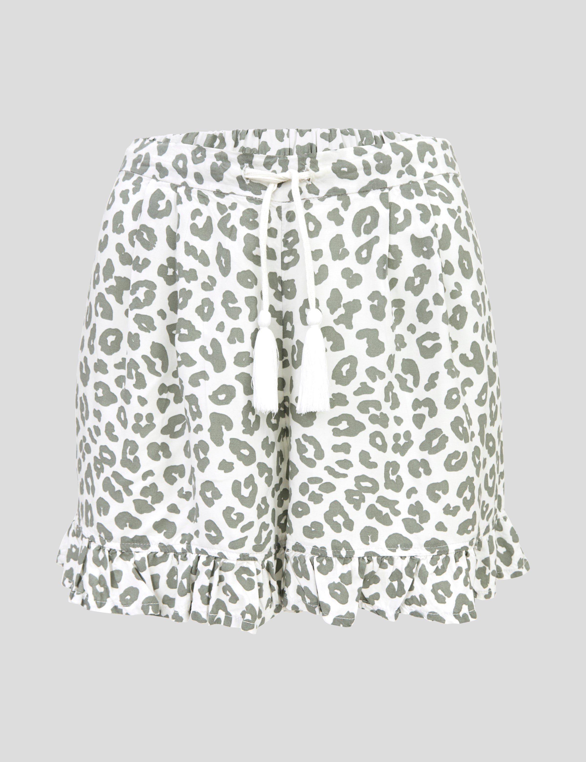 Rio Sleep Shorts | Sage White-2