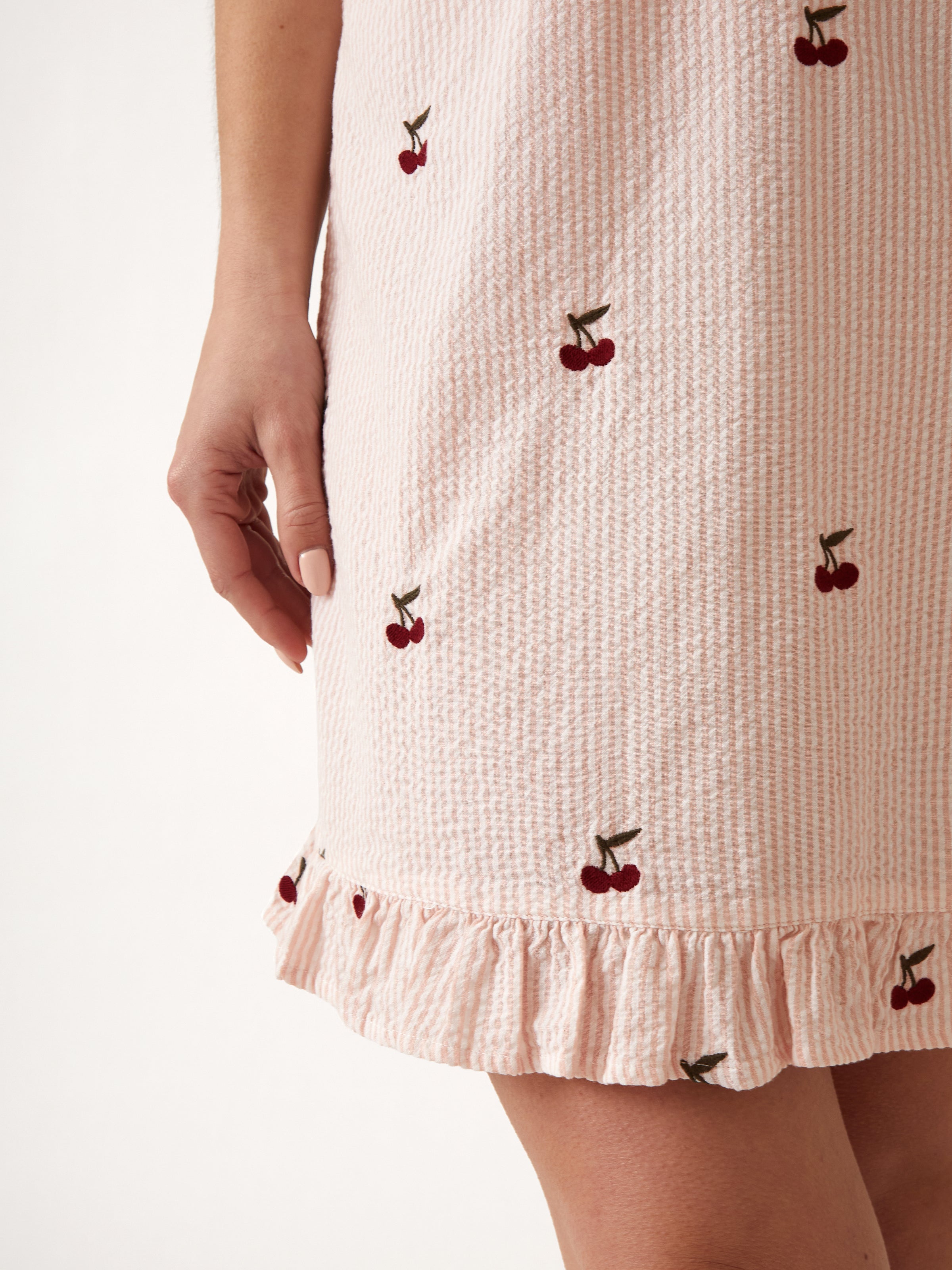 Rosa Nightie | Pink Stripe-2