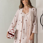 Rosa Robe | Pink Stripe-3
