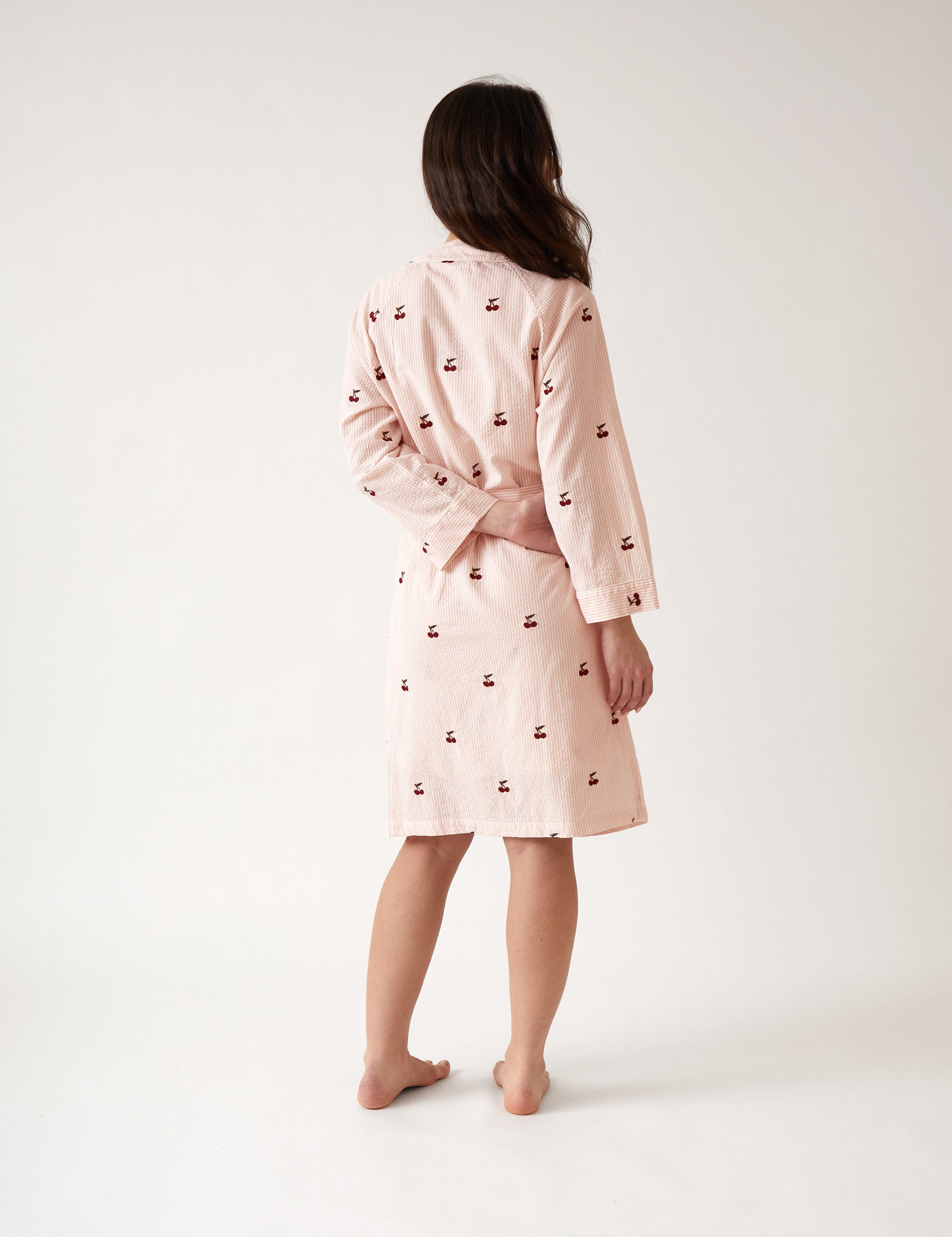 Rosa Robe | Pink Stripe-4