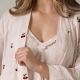 Rosa Robe | Pink Stripe-5