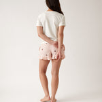 Rosa Sleep Shorts | Pink Stripe-4