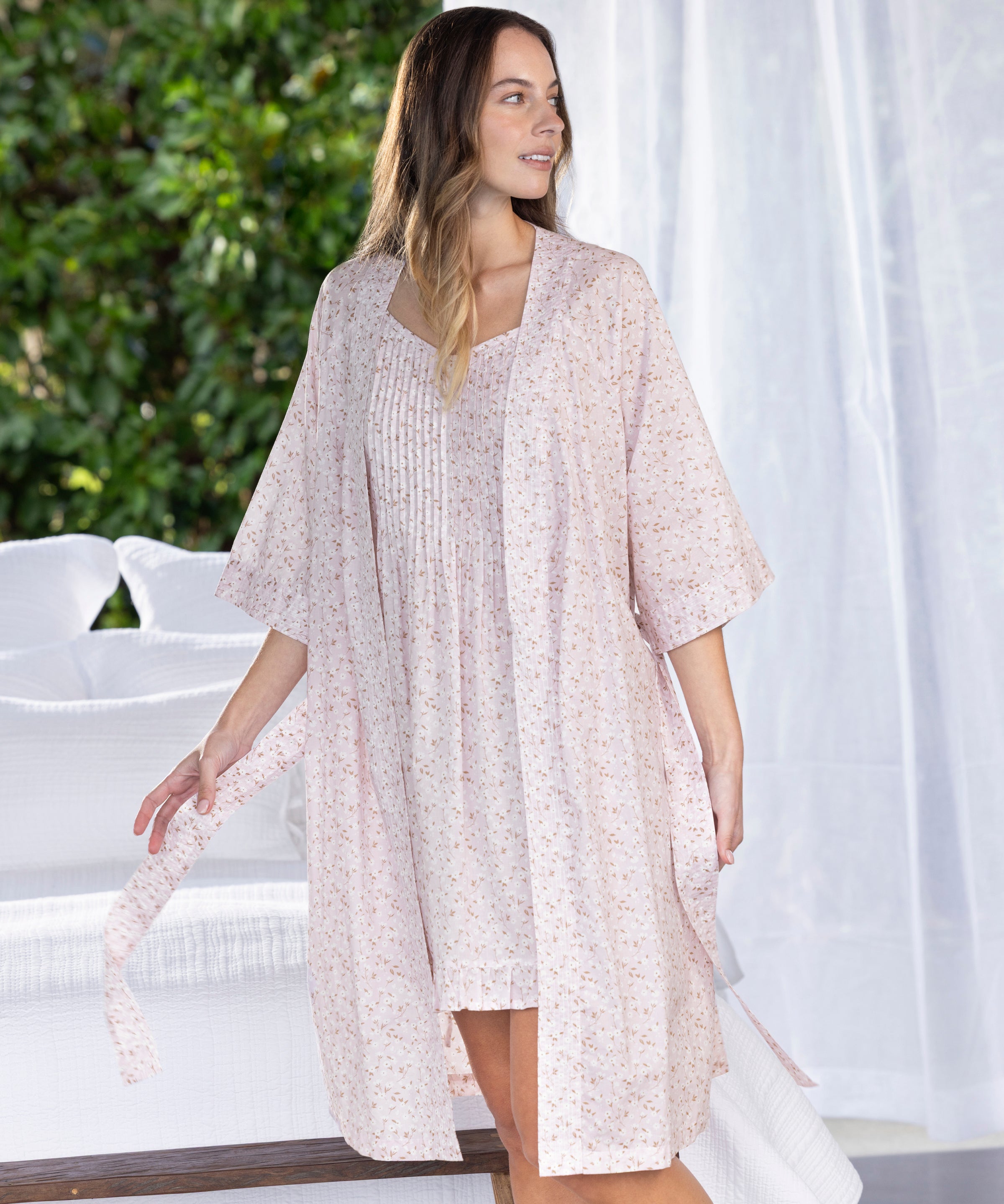 Ruby Robe | Pink Floral-5