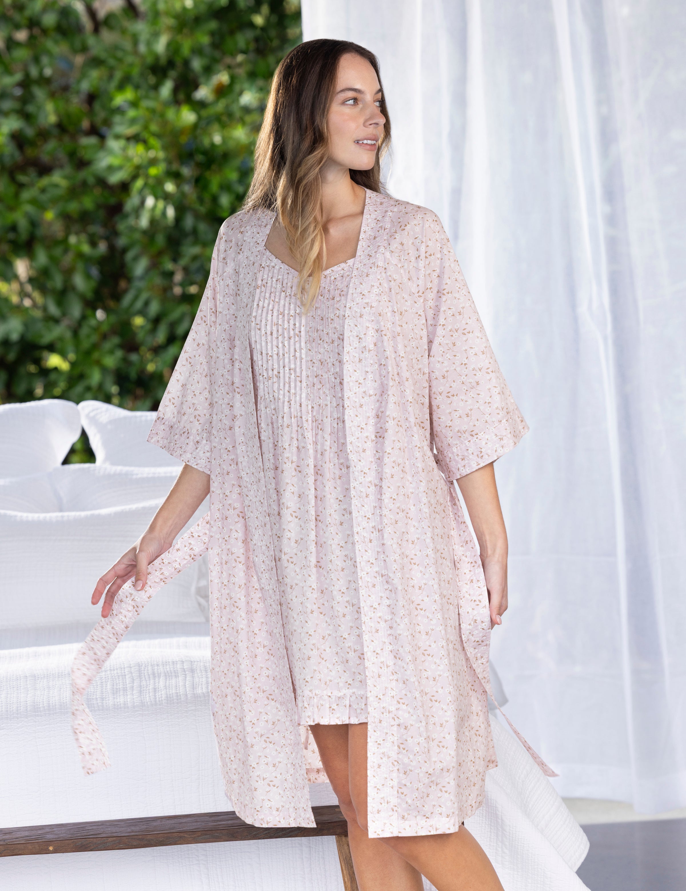 Ruby Robe | Pink Floral-5