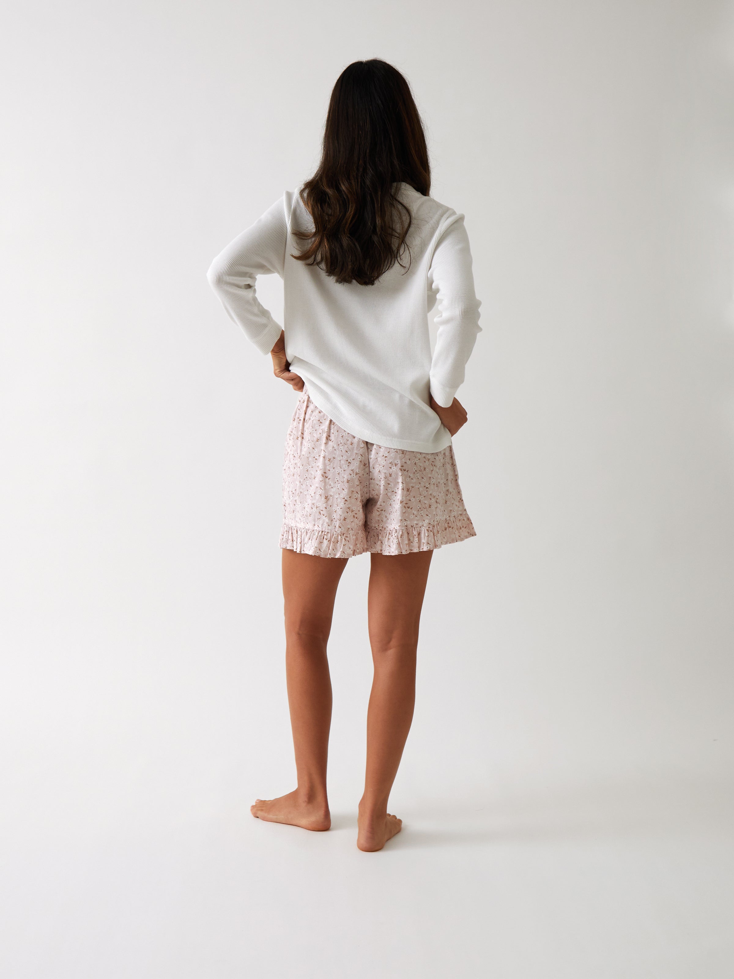 Ruby Sleep Shorts | Pink Floral-4