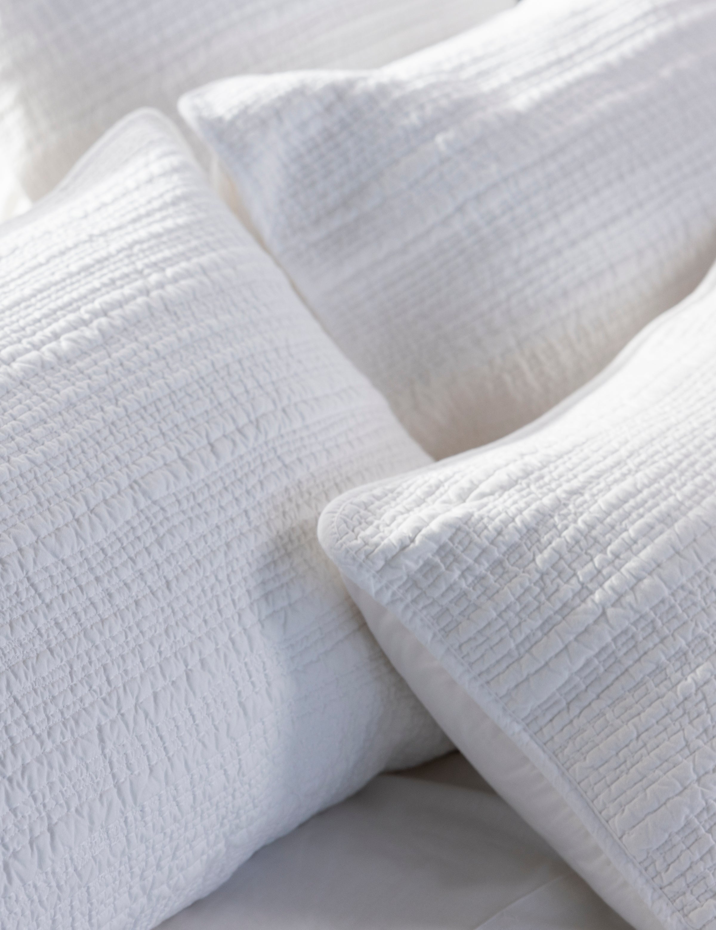 Serenade European Pillowcase | White-2