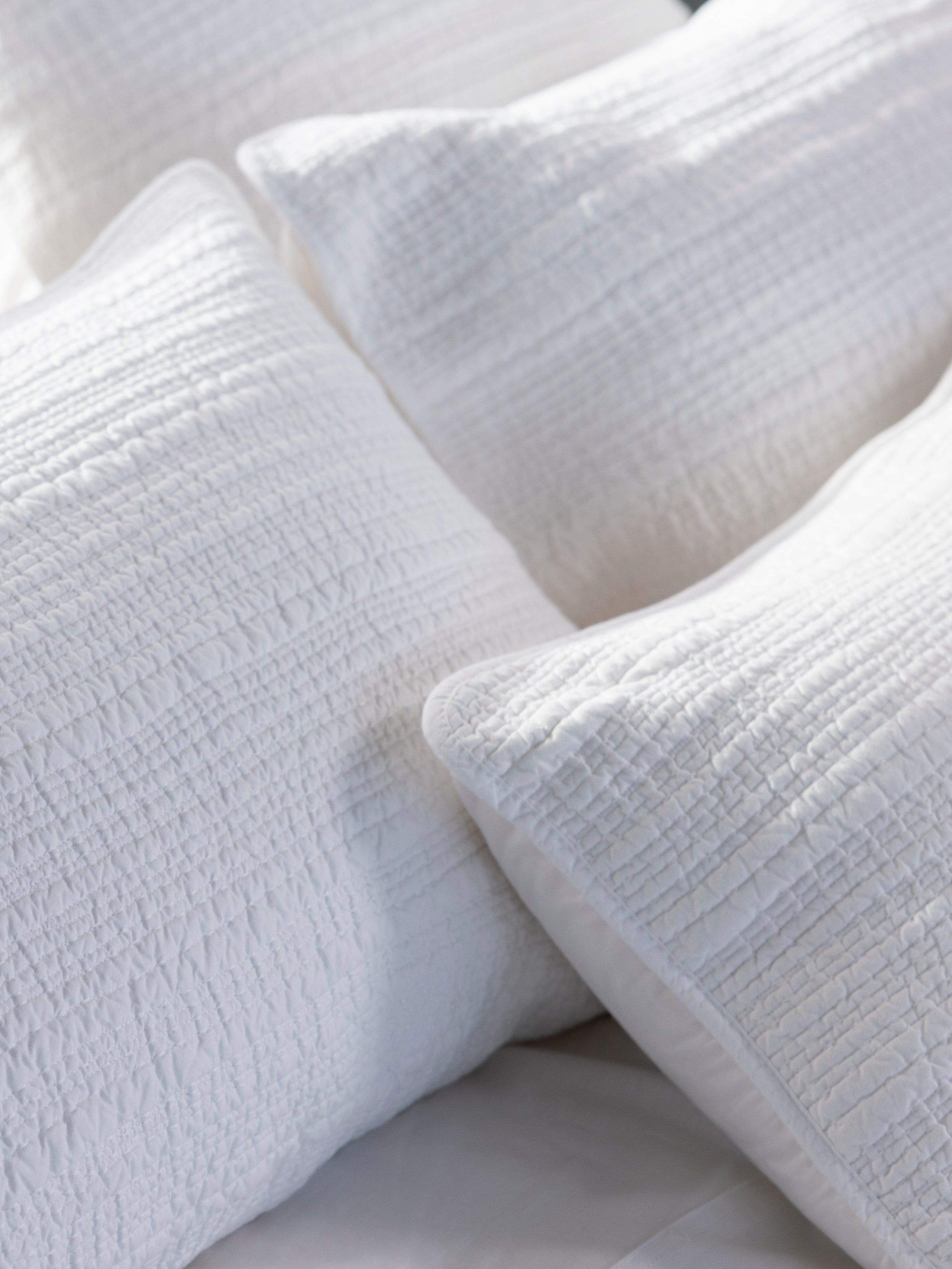 Serenade European Pillowcase | White-2