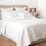 Serenade Quilt | White-3