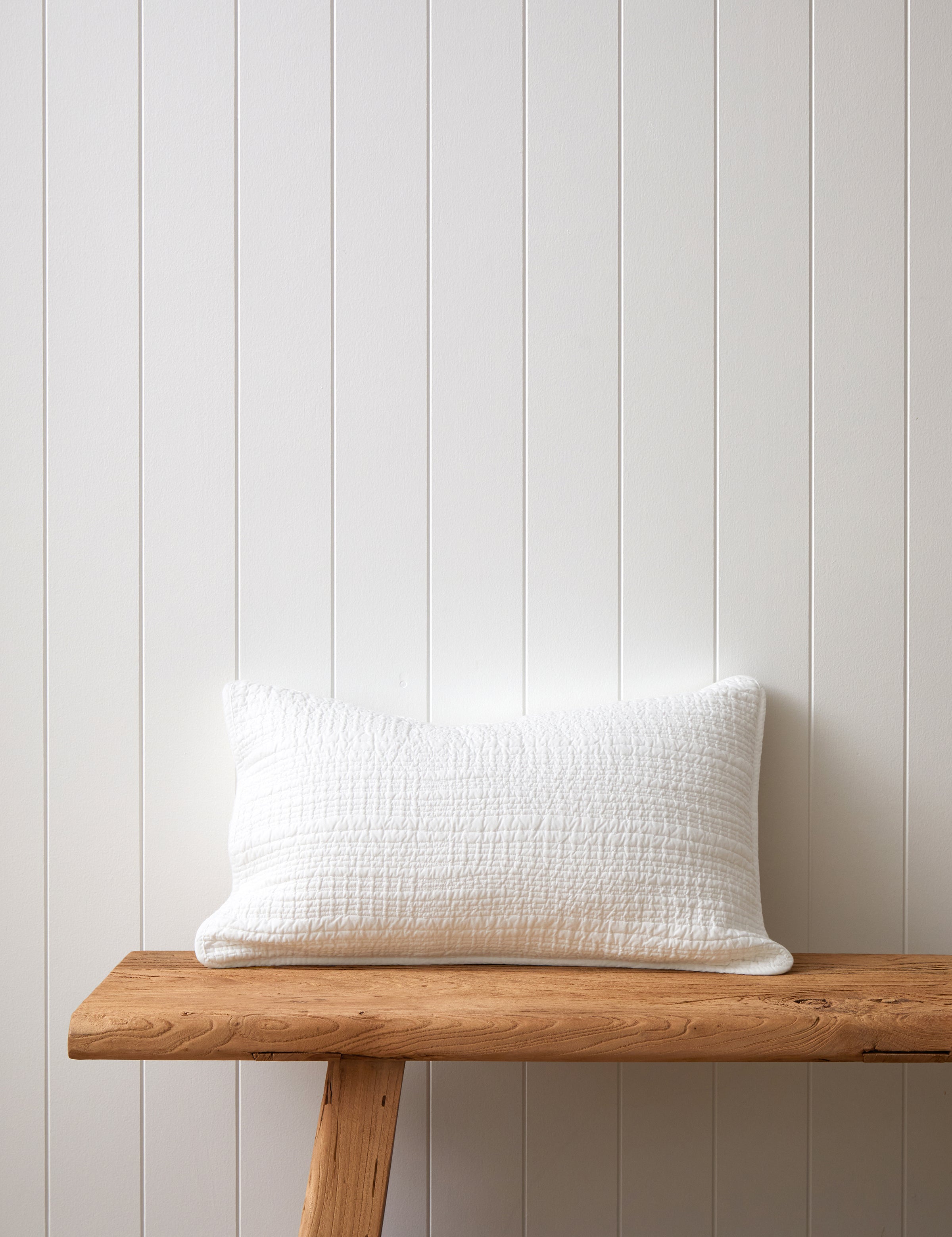 Serenade Rectangle Cushion Cover | White-1