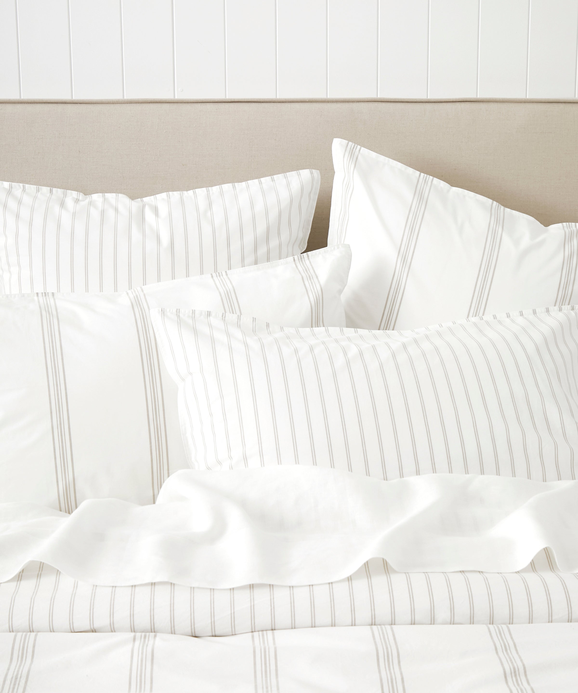 Shoreline Duvet Cover Set | Natural Stripe-2