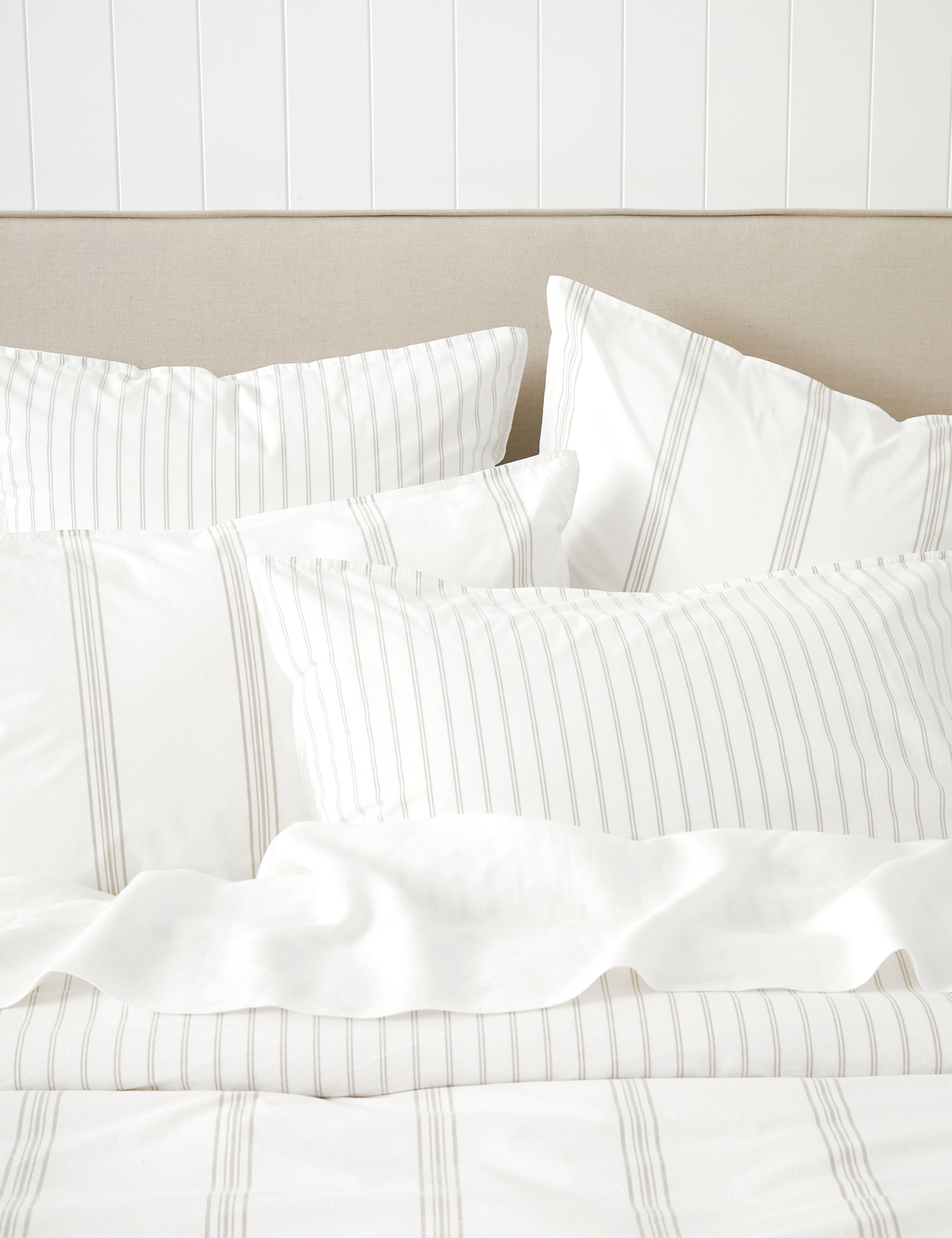 Shoreline Duvet Cover Set | Natural Stripe-2