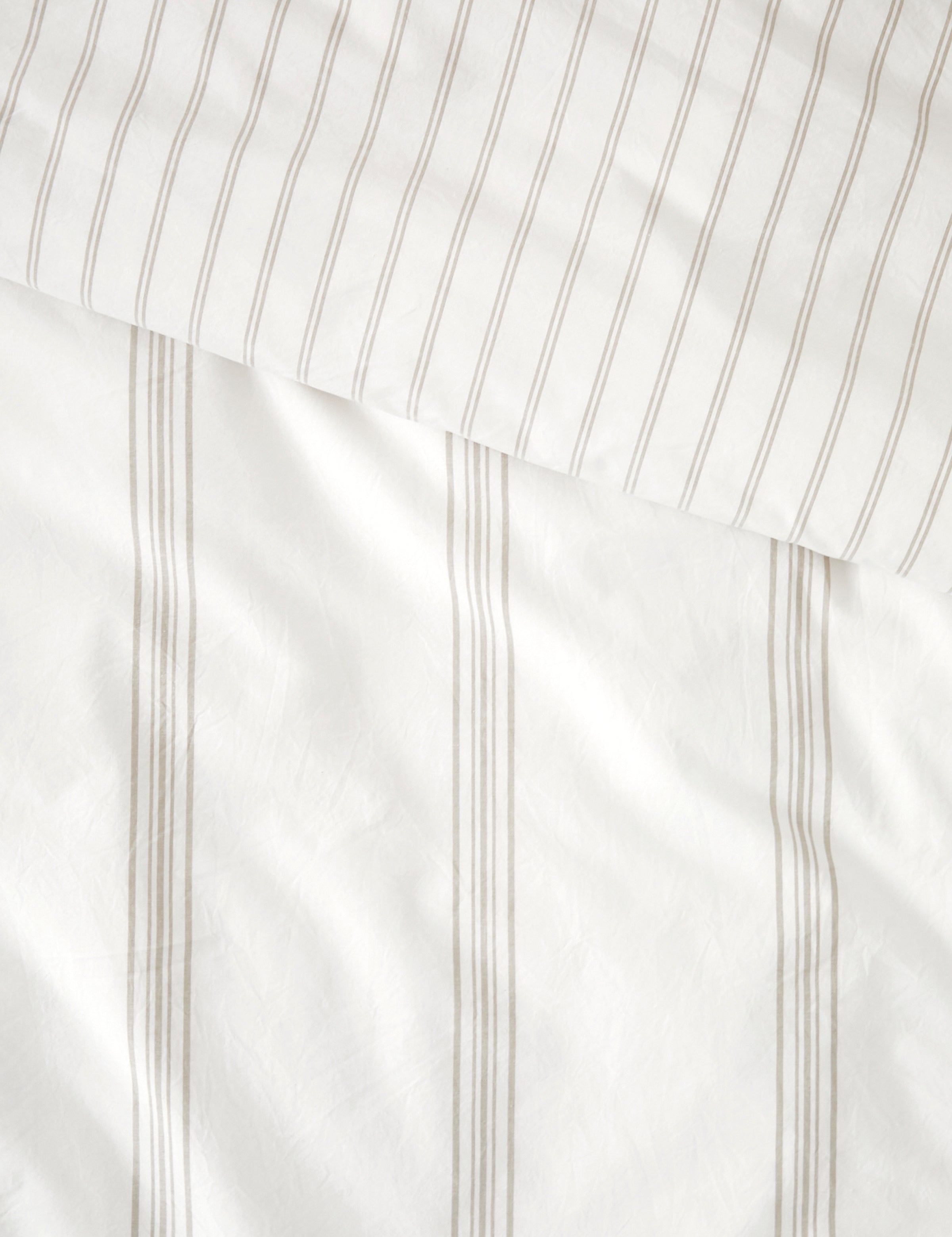 Shoreline Duvet Cover Set | Natural Stripe-4