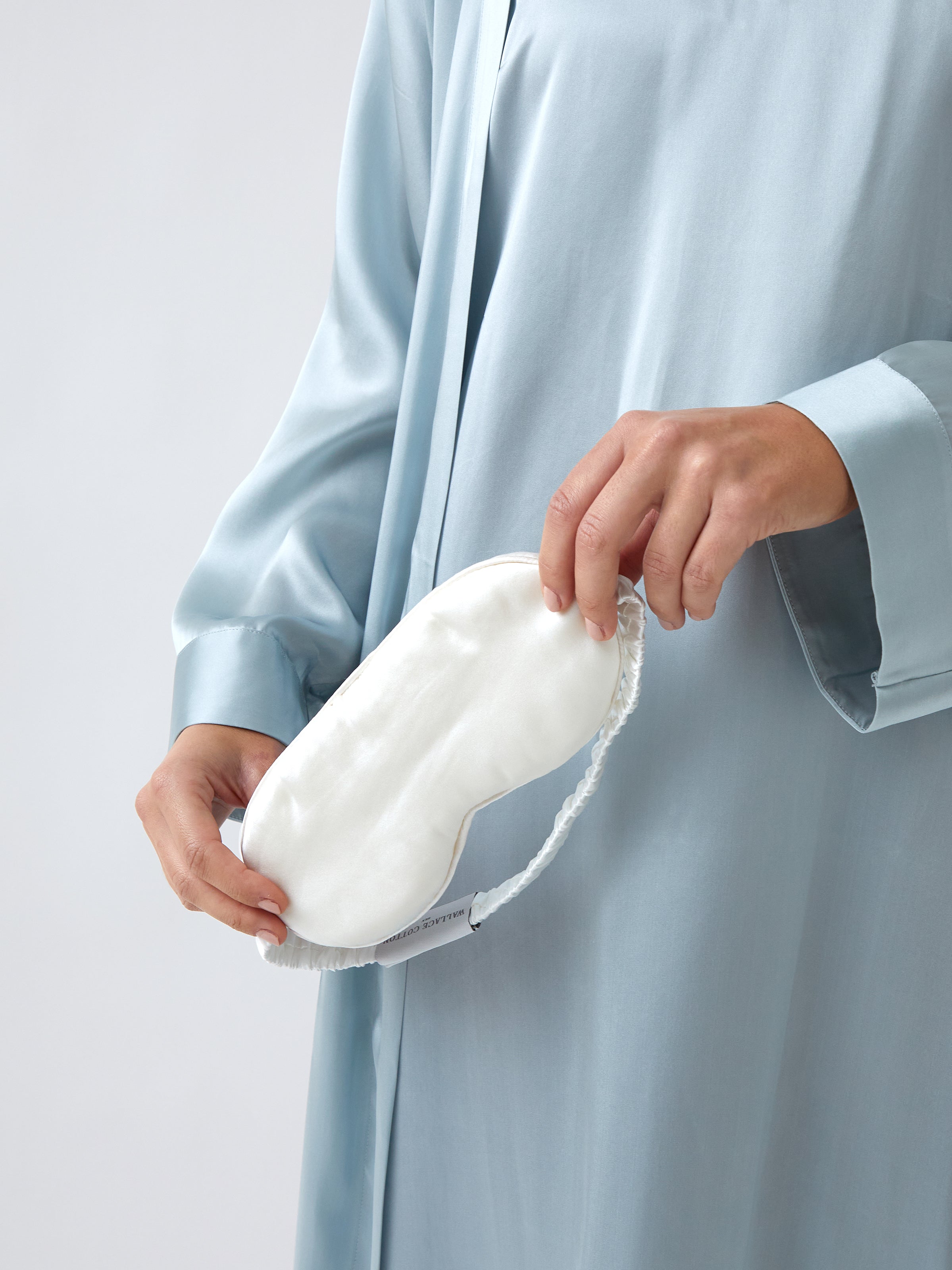 Silk Eye Mask | White-1