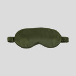 Silk Pillowcase & Eye Mask Gift Box Set | Olive-3