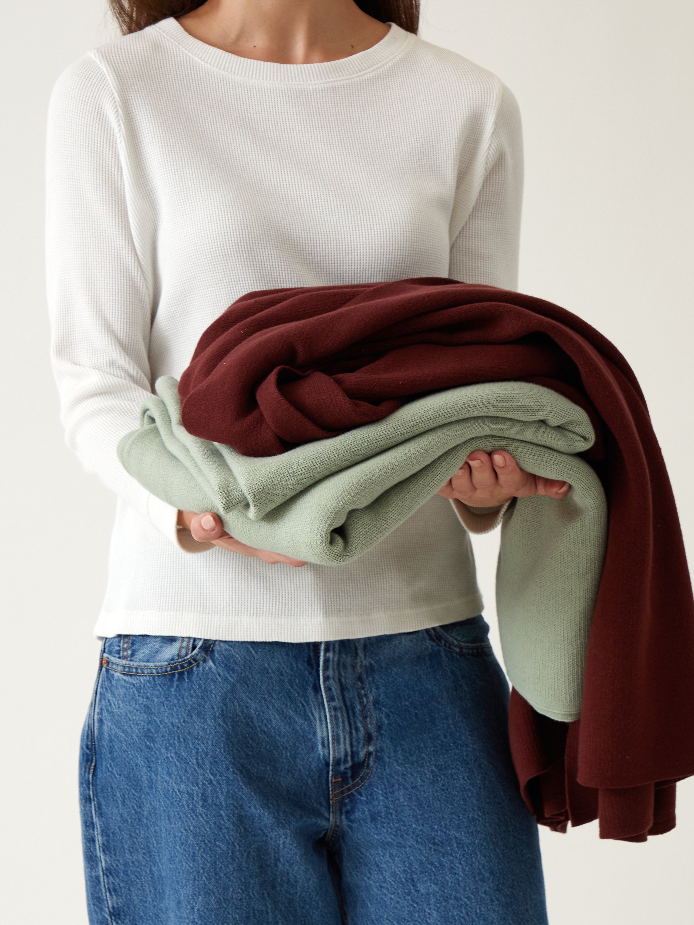 Sintra Cotton Blanket | Sangria-4