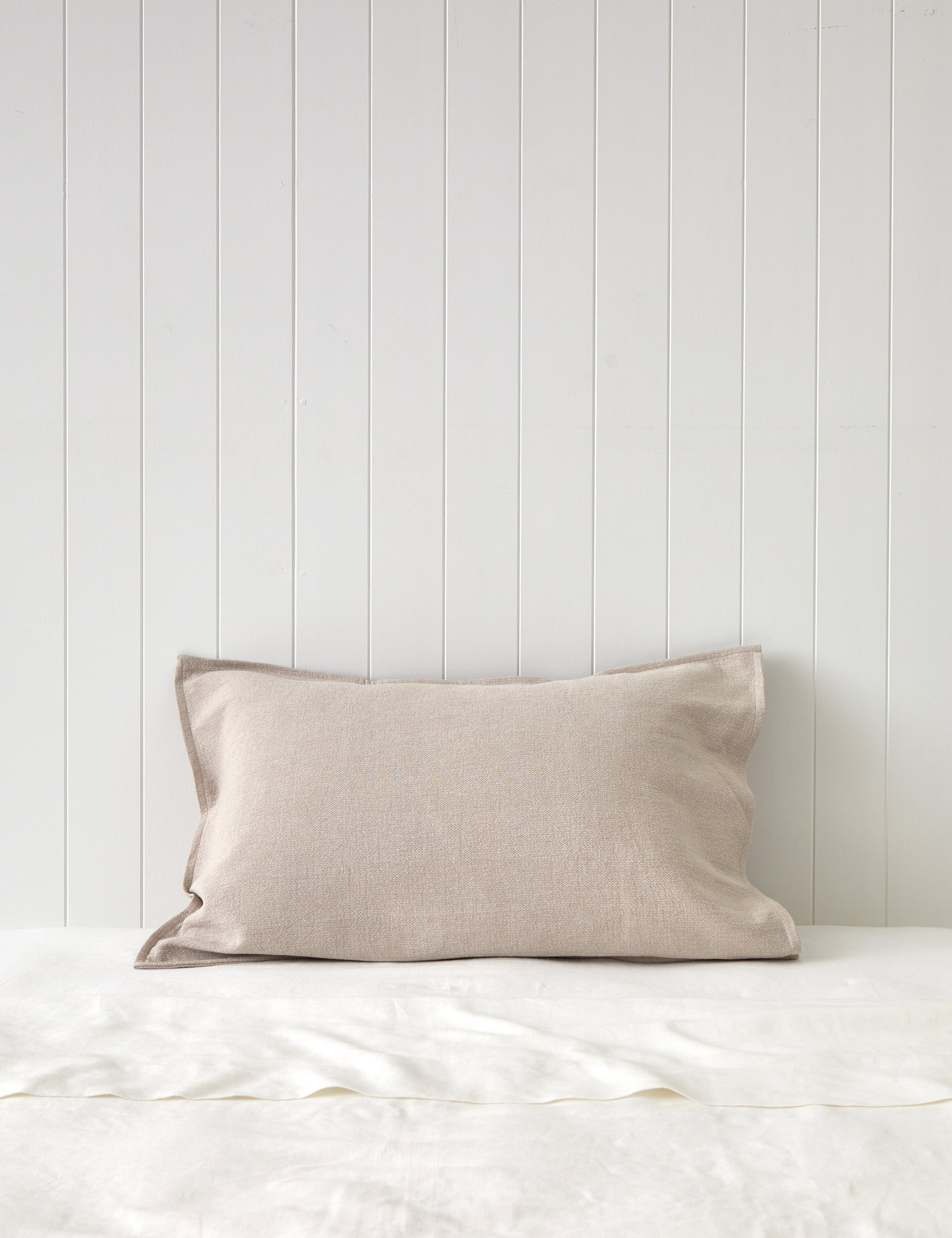 Sirocco Standard Pillowcase | Natural-1