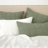 Sloane Waffle Quilt | Dark Sage-2
