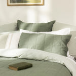 Sloane Waffle Quilt | Dark Sage-5