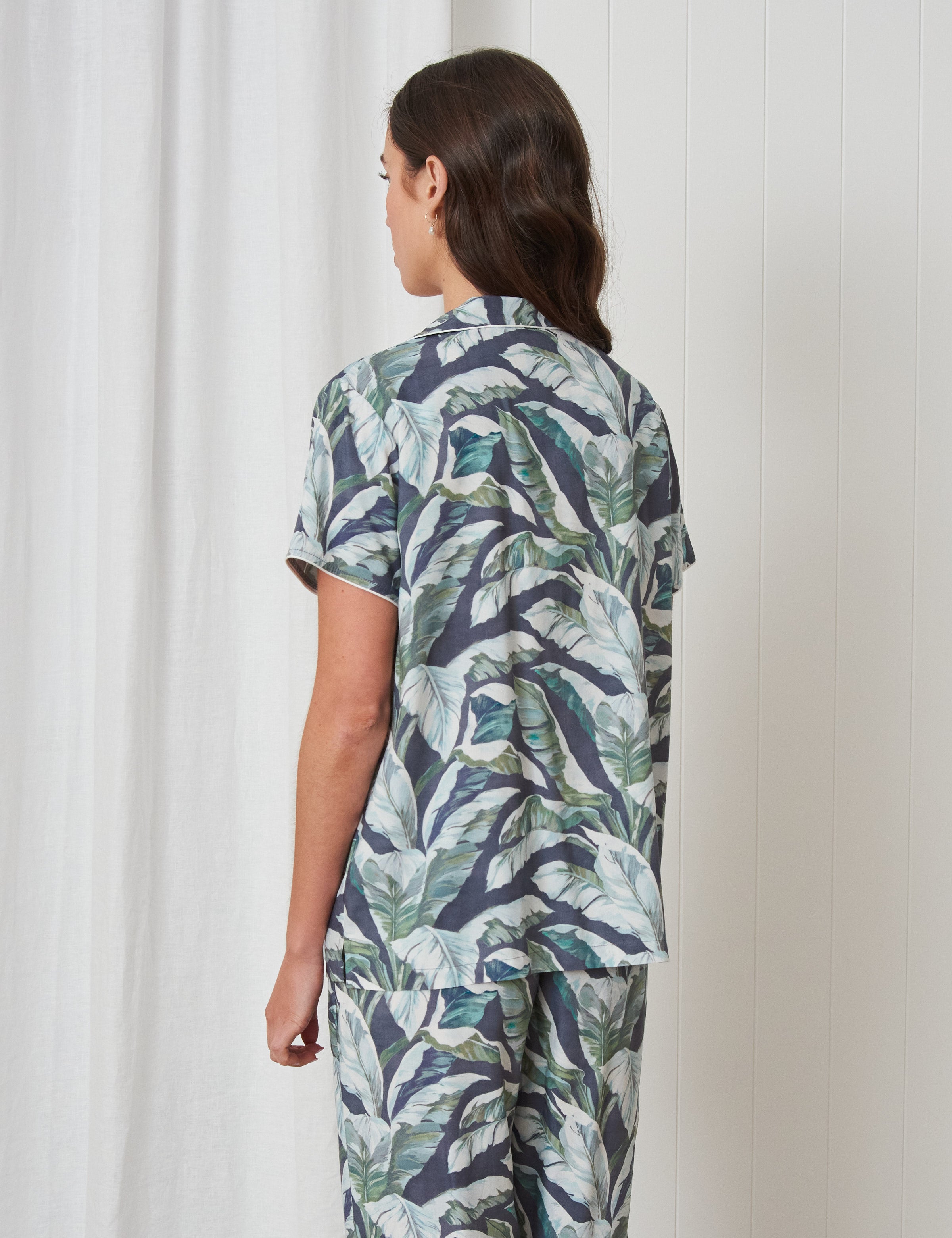 Soraya PJ Shirt | Leaf-4