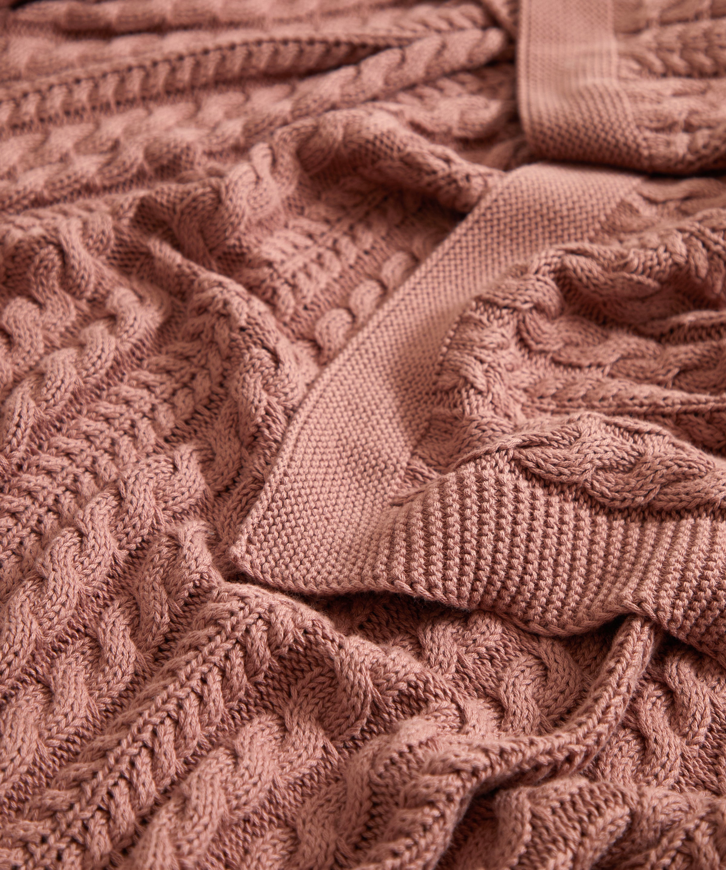 Souvenir Cotton Throw | Rose-2