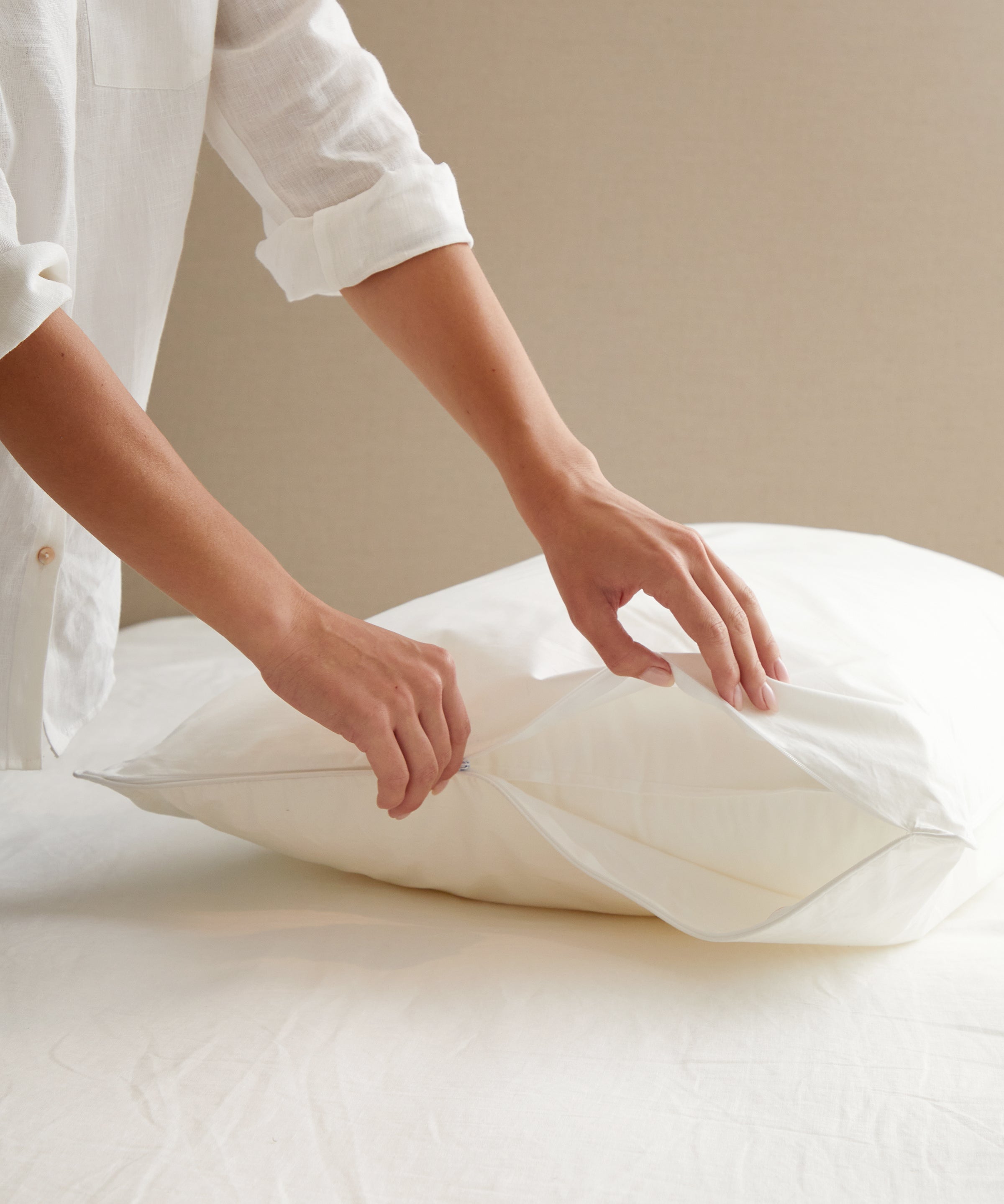 Standard Pillow Protector | White-2