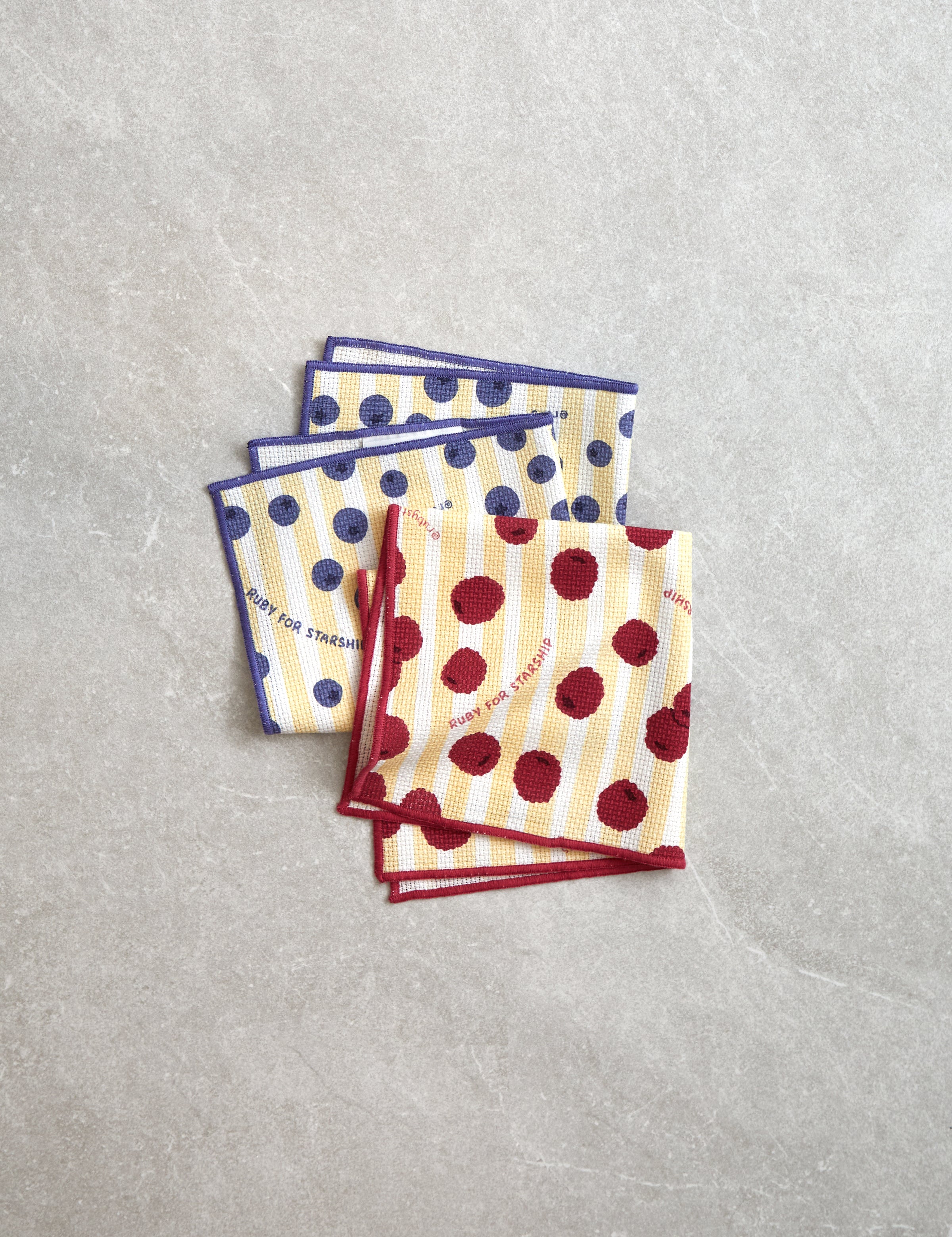 Starship Berries Washcloth Set of 2 | Multi-1