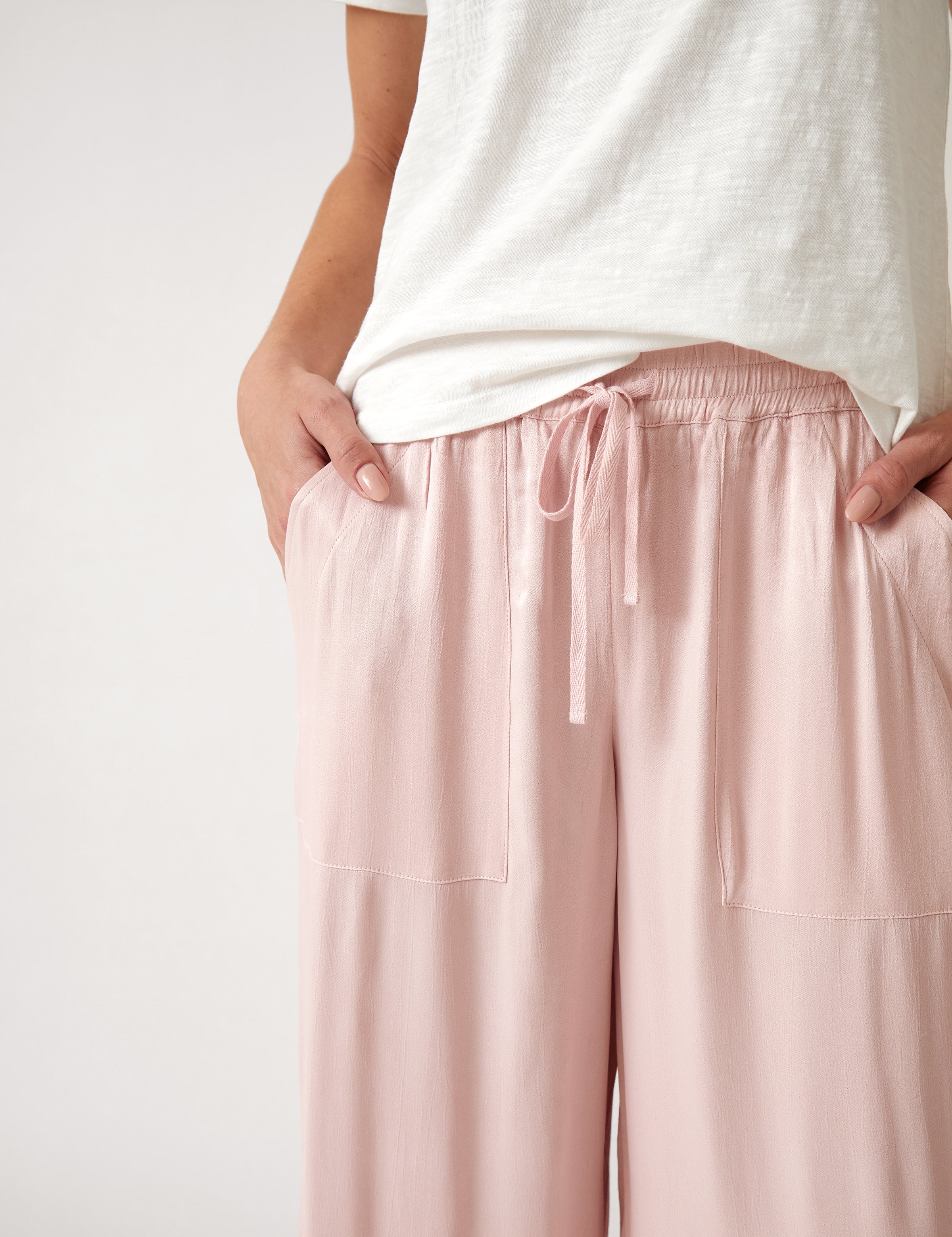 Stella Palazzo PJ Pants | Pink-2