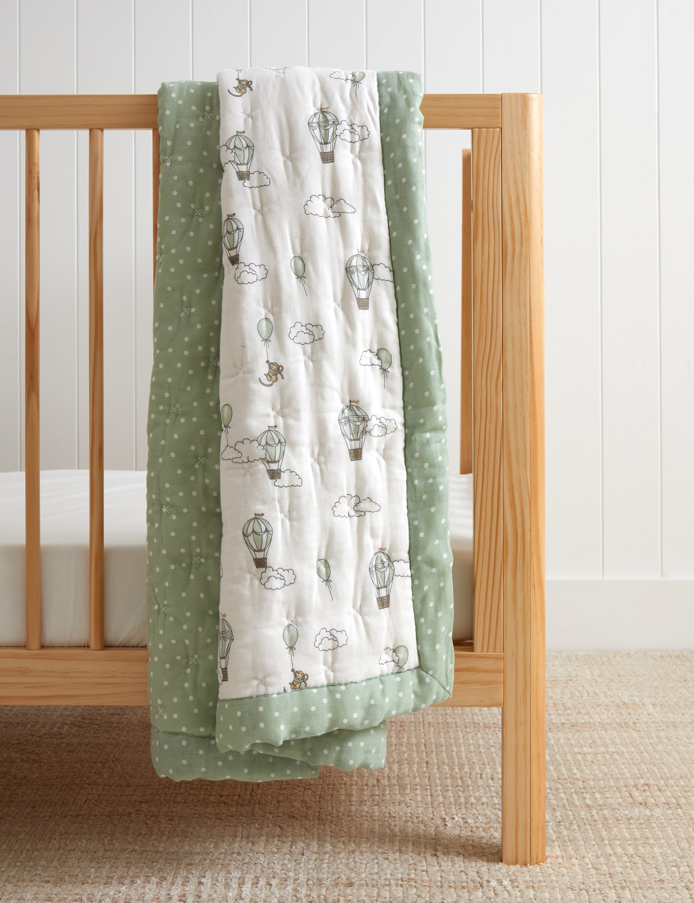 Up & Away Cot Quilt | Multi-1