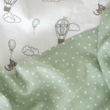 Up & Away Muslin Washcloths Set of 2 | Multi-2