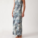 Valentina Full Length Bias Nightie | Floral-1