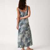 Valentina Full Length Bias Nightie | Floral-4