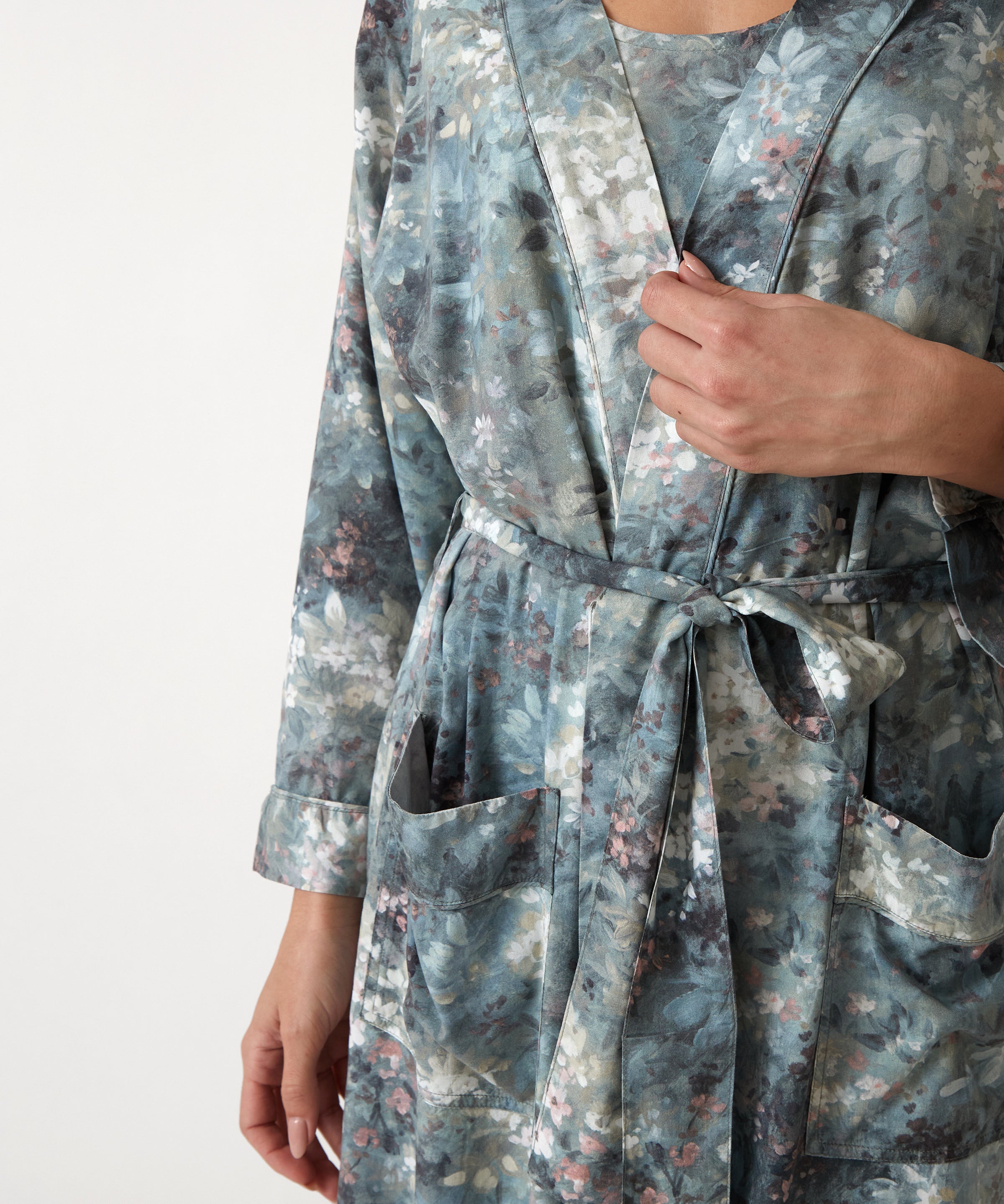 Valentina Full Length Robe | Floral-2