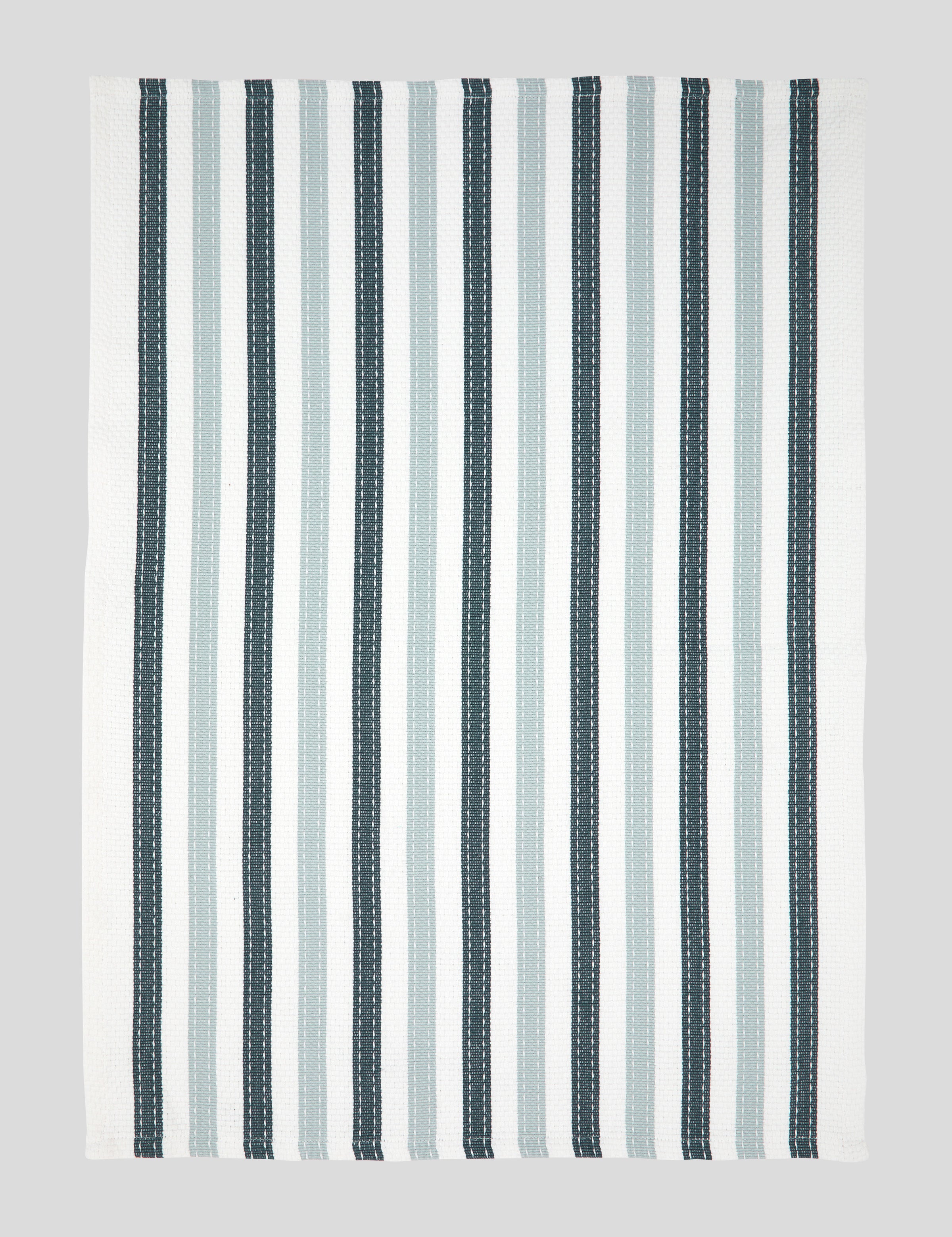 WC Stripe Tea Towel Set of 2 | Blue-2