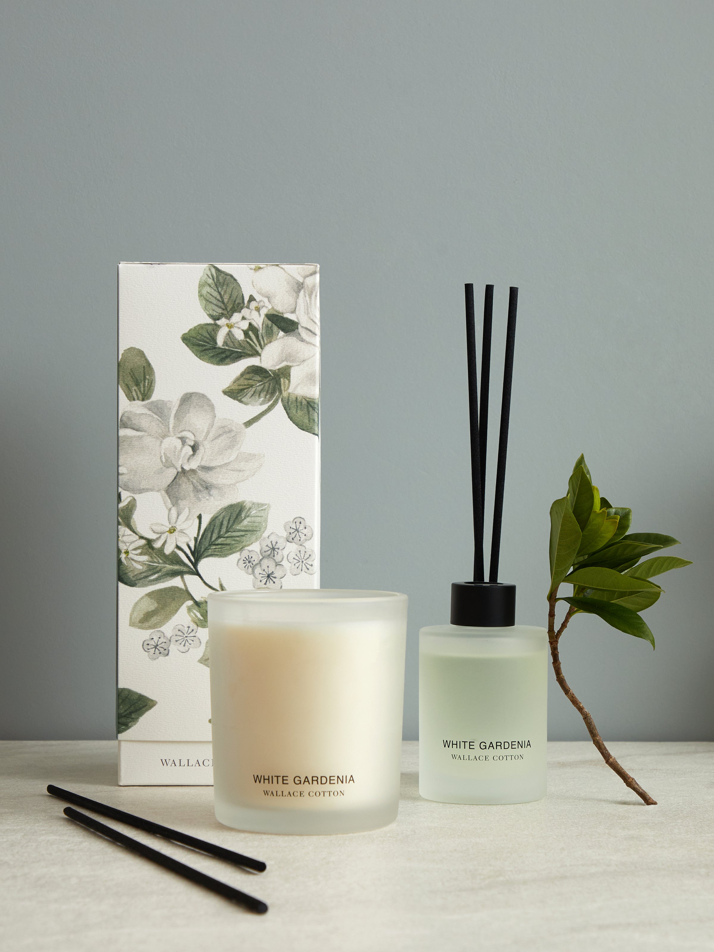 White Gardenia Candle 300g | White-2