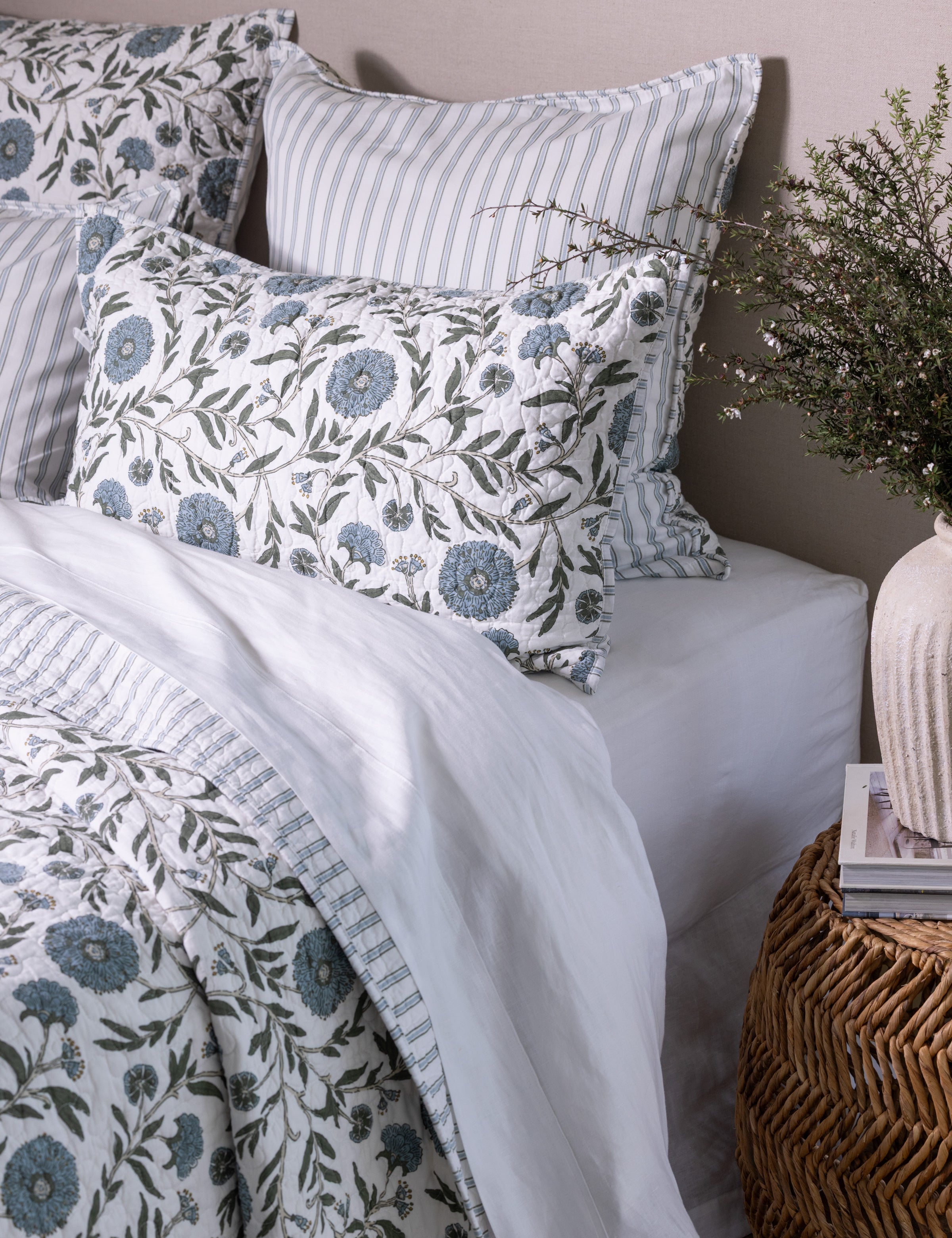 Willa European Pillowcase | Floral-2