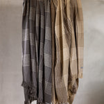 Winslow Woollen Blanket | Charcoal Natural-3