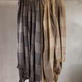 Winslow Woollen Blanket | Charcoal Natural-3