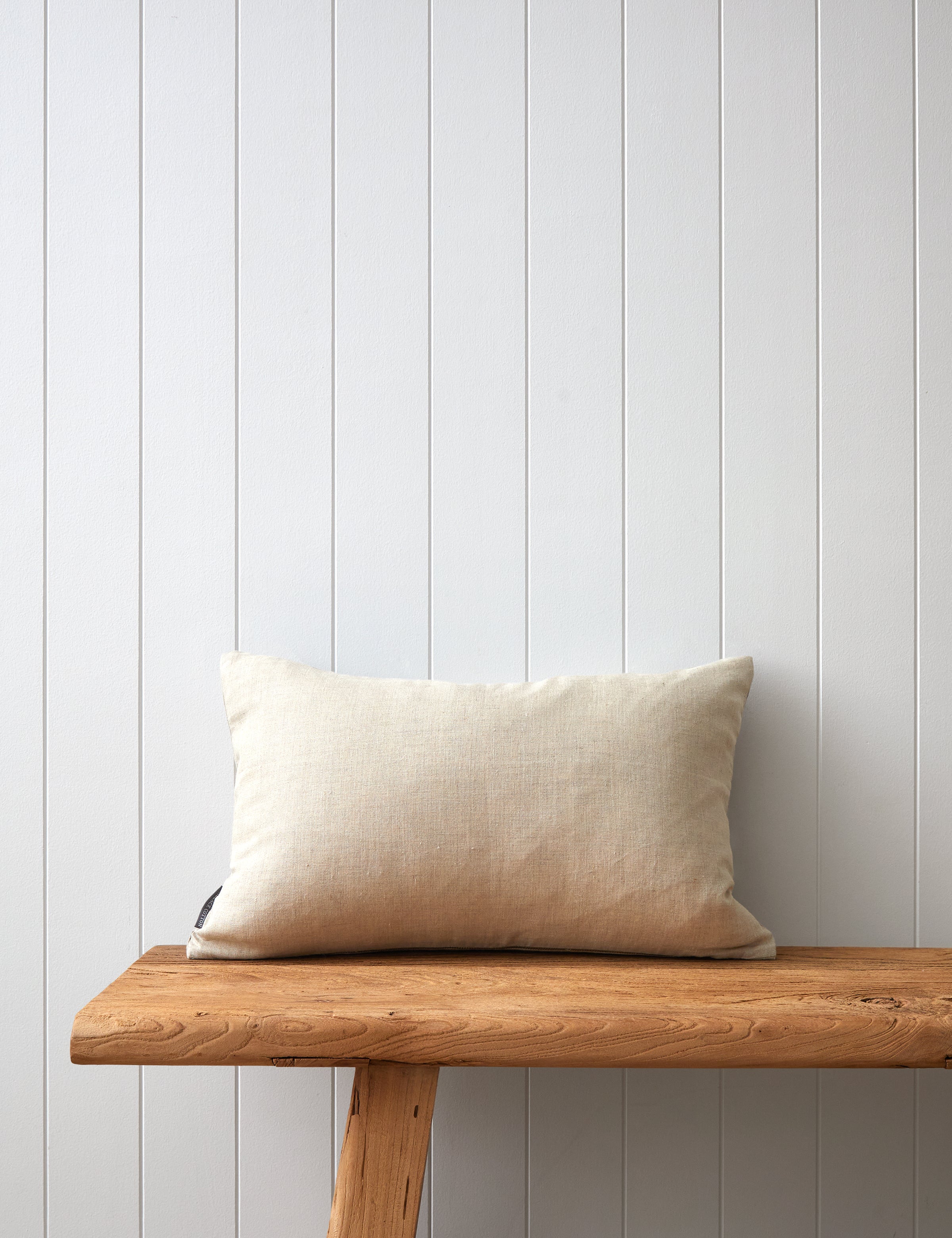 Zinnia Rectangle Cushion Cover | Blue Floral-3