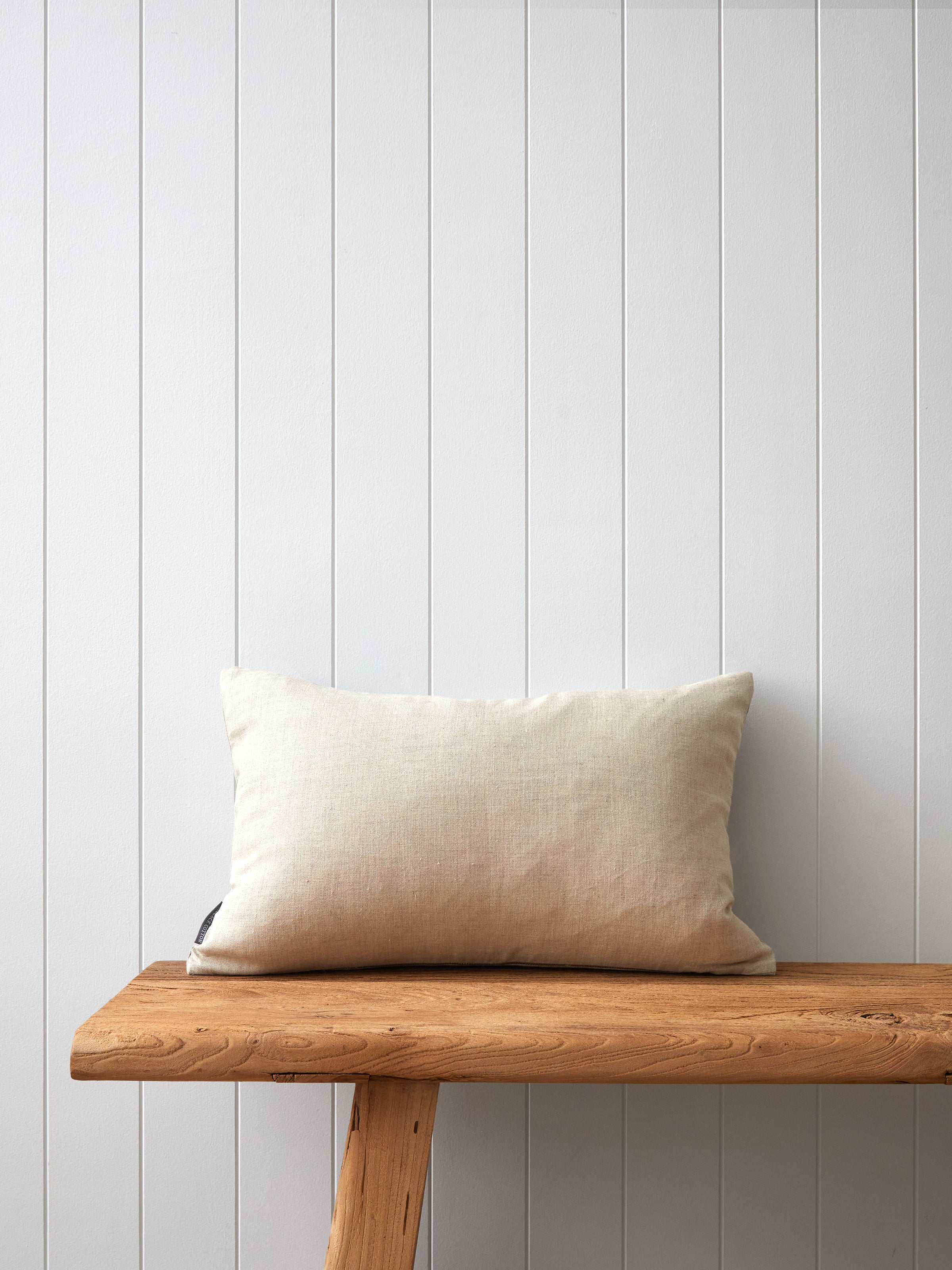 Zinnia Rectangle Cushion Cover | Blue Floral-3