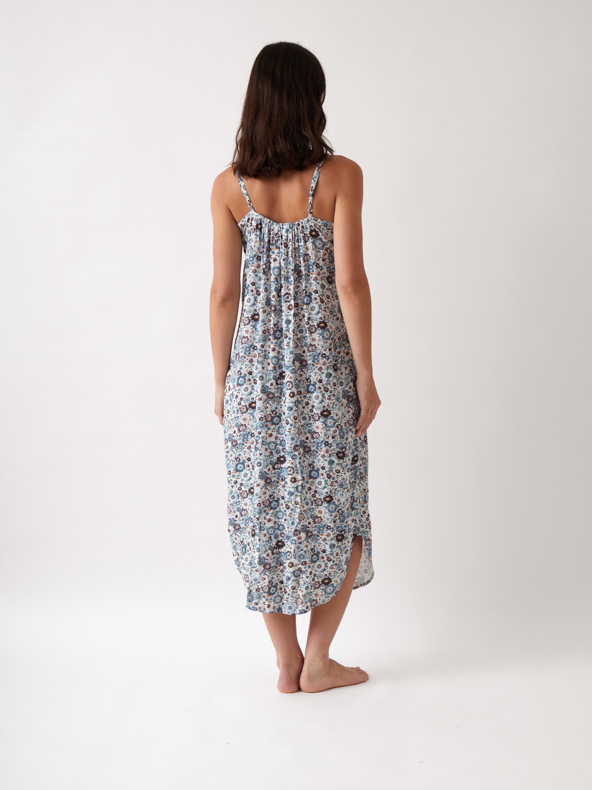Zoe Full Length Nightie | Floral-3