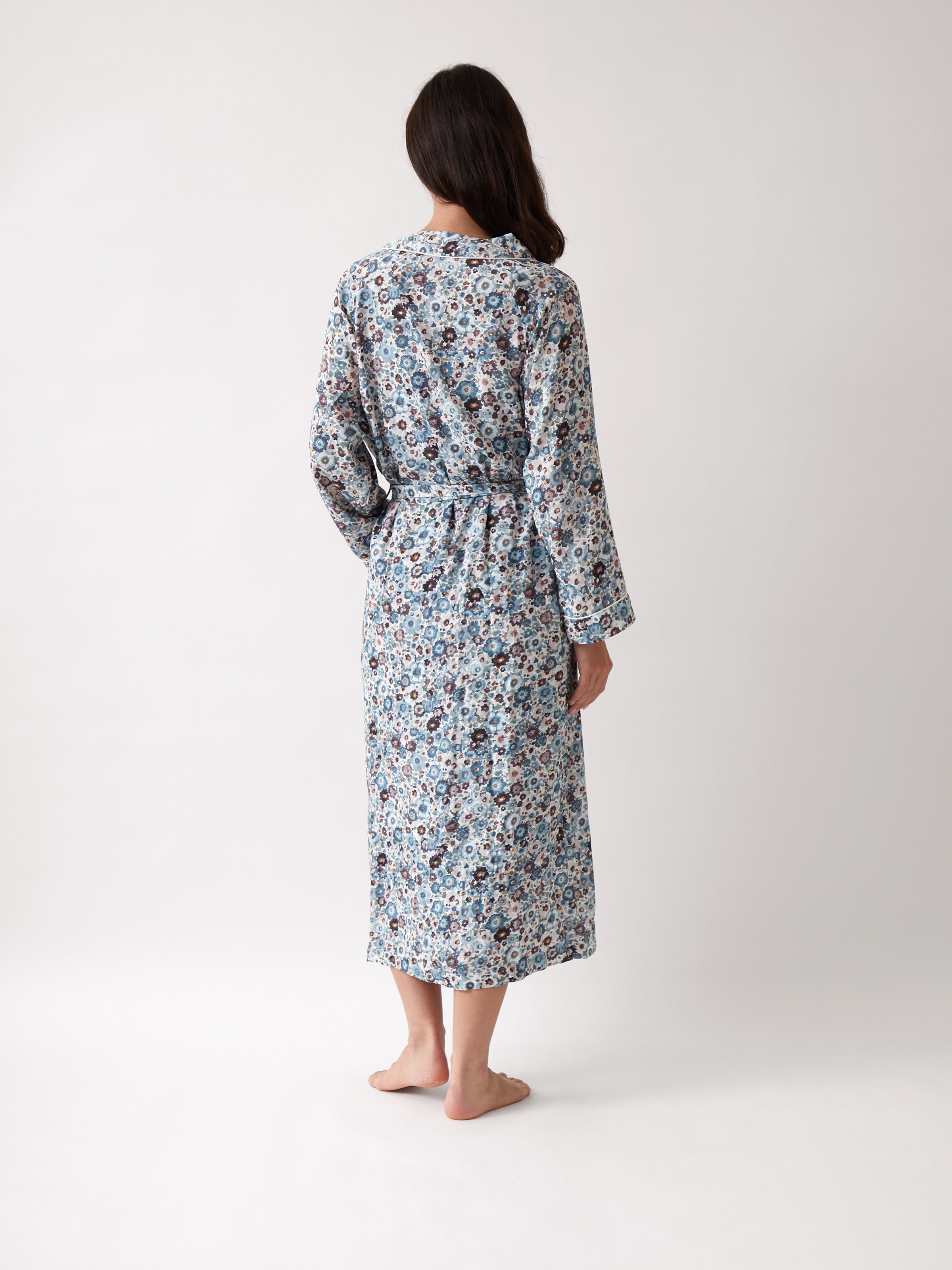 Zoe Full Length Robe | Floral-4