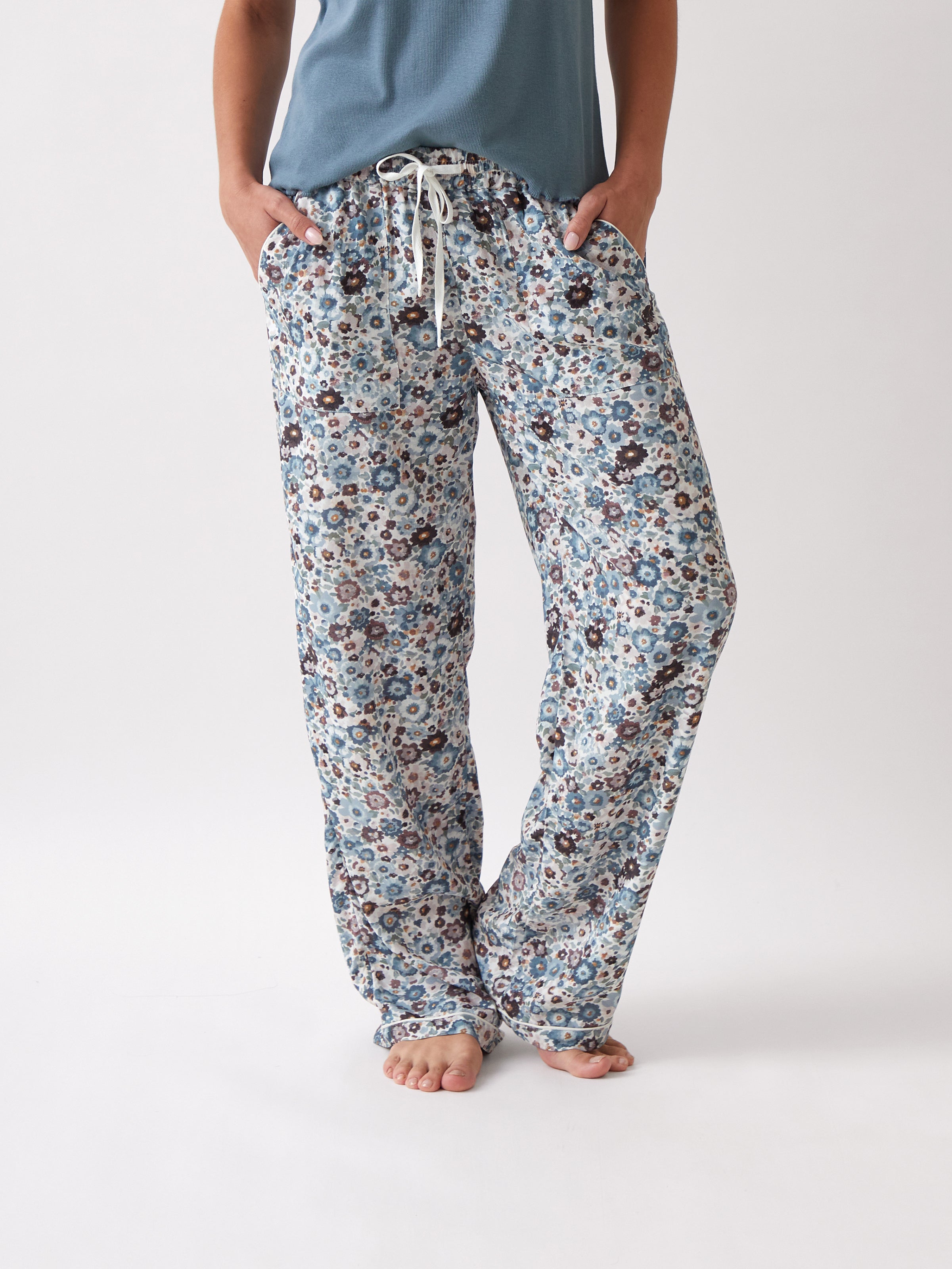 Zoe PJ Pants | Floral-1
